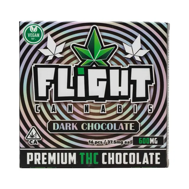 Flight Chocolate | 600mg | Dark Chocolate | Vegan